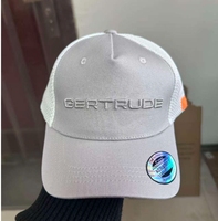 Casquettes de camionneur imperméables à 5 panneaux en sergé et maille, avec logo brodé personnalisé, impression à carreaux personnalisée, casquettes snapback d'extérieur