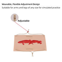 Modèle de simulation de lacerations profondes et de plaies par stabulation DARHMMY - Module de traumatisme en silicone réaliste pour la formation médicale