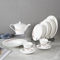 Assiette en céramique ronde de 8 pouces, personnalisée et en gros, pour Restaurant, hôtel, fleur rouillée blanche