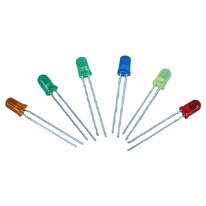Vanfun nhà máy siêu sáng 3mm 5mm màu đỏ đa-màu LED Diode 620nm 625nm loại đèn cho linh kiện điện tử - Product Image 1