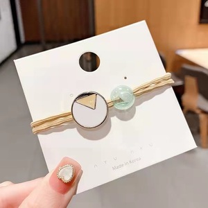 Coletero de Dos Tonos Estilo Coreano con Cuentas de Colores Mixtos, Adorno para el Cabello de Uso Diario para Niñas - Product Image 1