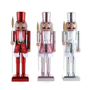 <span class=keywords><strong>Casse</strong></span>-<span class=keywords><strong>noisette</strong></span> en plastique rouge <span class=keywords><strong>et</strong></span> <span class=keywords><strong>blanc</strong></span> avec lumière pour décorations de Noël en intérieur - Product Image 2