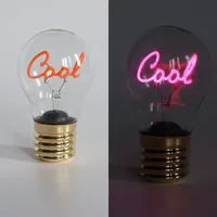 USB type-c charge ampoule de style créatif charge LED veilleuse lumière d'ambiance pour intérieur extérieur fête vacances décor