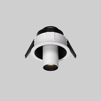 Spot encastré LED orientable et réglable de 75 mm, dimmable, anti-éblouissement, 10W, pour maison, magasin, hôtel