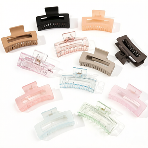 Pinza de Pelo Cuadrada Estilo Coreano <span class=keywords><strong>para</strong></span> Mujer, Pinzas de Pelo Elegantes y Sencillas, Pasadores <span class=keywords><strong>para</strong></span> el Cabello, <span class=keywords><strong>Accesorios</strong></span> <span class=keywords><strong>para</strong></span> el Cabello <span class=keywords><strong>para</strong></span> Niñas y Adultas - Product Image 3