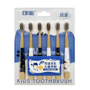 Sam's Choice Brosse à dents pour enfants, lot de 6, poils doux, soin des gencives, pour enfants âgés de 3 à 12 ans - Product Image 4