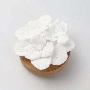 Nhà Hương thơm gỗ dựa trên gốm hoa trang trí thạch cao gốm hương thơm đá gỗ dầu khuếch tán - Product Image 4