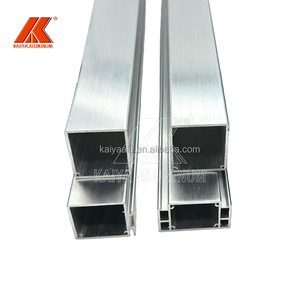High Quality Customized Size <strong>6061</strong> T6 Seamless Aluminum Tube, Anodized Square Rectangle Pipe Metal Tube <strong>Aluminium</strong> <strong>Profiles</strong> - Product Image 1