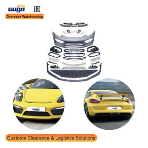 Kit carrosserie GUGO pour <span class=keywords><strong>Porsche</strong></span> Cayman 981 style GT4, kit extérieur complet, design inspiré de la piste, mise à niveau du véhicule, composants de carrosserie personnalisés - Product Image 1