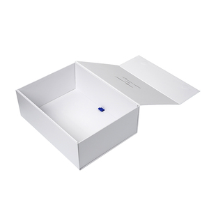 Boîte pliable magnétique en matériaux recyclés écologiques, taille personnalisée, logo en relief, emballage en carton rigide, boîte cadeau en papier, <span class=keywords><strong>ruban</strong></span> - Product Image 1