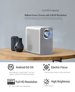 [Nouveau projecteur <span class=keywords><strong>Cube</strong></span> Design Mini 1080P] Usine OEM ODM Natif 1080P Full HD LED LCD Portable Home Cinéma Projecteur Vidéo - Product Image 6