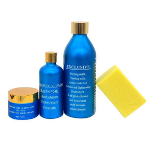 Lait Glutatión Leche tonificante fuerte Eclaircissant Blanqueamiento Glutatión Piel oscura para eliminar manchas oscuras Crema corporal 4 Unids/Set - Product Image 4