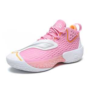 Chaussures de basketball montantes lumineuses pour hommes, respirantes, qui brillent dans le noir, dégradé violet-<span class=keywords><strong>rose</strong></span>, avec amorti pour le terrain - Product Image 3