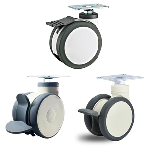 <strong>2</strong>.<strong>5</strong>&quot; 3&quot; 4&quot; <strong>5</strong>&quot; Hospital Universal Swivel Medical <strong>Caster</strong> PU TPR Twin <strong>Wheels</strong> Medical <strong>Caster</strong> <strong>Wheels</strong>