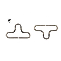 Boucles en métal en forme de gourde avec glissière rectangulaire, sans nickel et écologiques, pour salopettes et sacs à dos