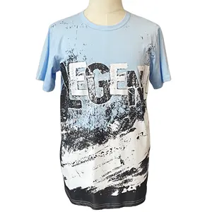 Großhandel hochwertiger Werkspreis kostenloses Muster Rundhalsausschnitt weiß schlicht TShirts für Herren-T-Shirt