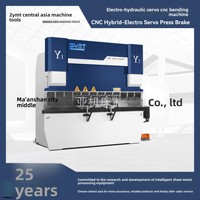 Presse plieuse CNC ZYB-100T3200 électro-hydraulique pour le pliage des métaux 3200 mm, livraison directe d'usine