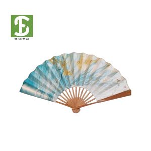 Exquisite Oriental Lacquer Fan - Heritage Crafted Prop for Photoshoot