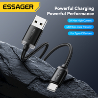 ESSAGER ES-X60 série 60W USB A à C cordon de charge meilleur câble USB C