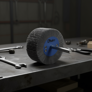 Disco Abrasivo de Tela Ttake de 50x10 mm con Eje de 6 mm, Grano 80, para Pulir - Product Image 3