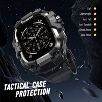 Bracelet tout-en-un pour Apple Watch 46 mm Série 11 10, bracelet de montre intelligente intégré en acier inoxydable et silicone, durable, OEM