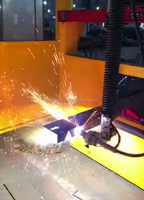 Máquina de corte robótica de haz en H, cortador de plasma para tela de vigas de acero