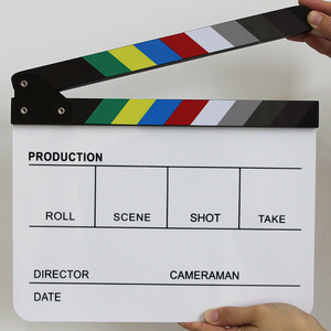 Tableau magnétique en acrylique pour réalisateur de cinéma, tableau noir avec gomme, tableau de claquement pour réalisateur, ardoise pour les fans de cinéma - Product Image 2