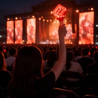 Barra de Luz LED K-Pop Personalizada, Cubo Luminoso con Logotipo Personalizado para Conciertos