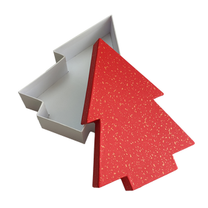 บรรจุภัณฑ์กระดาษหรูหราแบบกำหนดเองสำหรับต้นคริสต์มาสเครื่องประดับฟองน้ำเคลือบด้านลายนูนเคลือบยูวีพิมพ์กล่องของขวัญ - Product Image 3