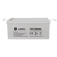 Batterie gel Thinmax Deep Cycle 12V 200AH de haute qualité pour système de stockage d'énergie solaire avec garantie d'un an