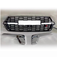 Grille de radiateur avant de haute qualité 2019 FJ200, kit carrosserie, calandre de pare-chocs avec bande noire pour Land Cruiser LC200 2016-2021