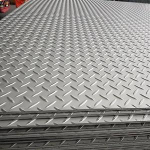 แผ่นสแตนเลส 304 ลายตารางเพชร ป้องกันการลื่น  แบบมีลายนูน  ไม่ลื่น  รุ่น Any Cutting 201 304 - Product Image 2