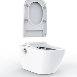 Rimless điện tử nhà vệ sinh bị đình chỉ nhà vệ sinh thông minh Bidet mềm Bìa Nhật Bản nhà vệ sinh chỗ ngồi