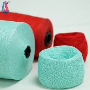 Fil de tissage de t-shirt en tissu mélangé en nylon acrylique PBT expédition rapide pour jauge 7 9 12GG fil à tricoter teint à la machine - Product Image 2