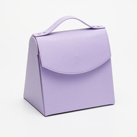 Sac fait main en gros imprimé de logo personnalisé design de luxe boîte d'invitation de mariage en cuir PU velours