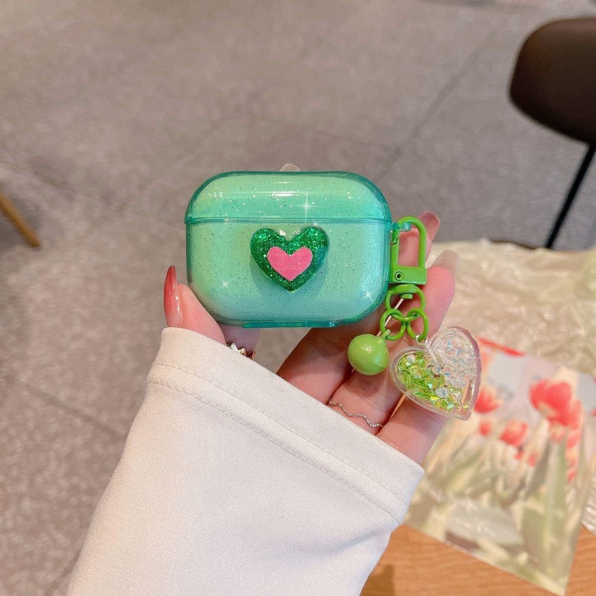 Green heart shines through+Pendant