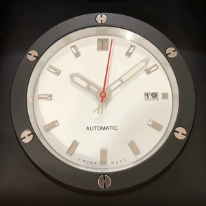 นาฬิกาแขวนผนังดิจิตอลควอตซ์หน้าปัดเดี่ยว ดีไซน์หรูหราทันสมัย เหมาะสำหรับตกแต่งบ้าน พร้อมเข็มโลหะคุณภาพสูงสำหรับห้องนั่งเล่น - Product Image 5