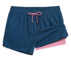 Vente chaude en gros Shorts de bain personnalisés à séchage rapide Shorts de bain vierges avec filet Maillots de bain respirants Shorts de plage pour hommes - Product Image 5