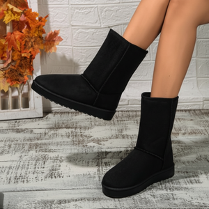 Nuovi stivali invernali in pile alto da donna stivali da neve in pelliccia spessa con elevato Comfort - Product Image 1