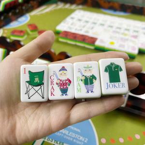 Jeu de Mahjong américain moderne en acrylique, 160 tuiles, jeu de table, best-seller - Product Image 3