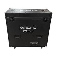 Flight case personnalisé pour console de mixage numérique Midas M32 Live, version normale avec roues, système de sonorisation de scène, équipement musical.