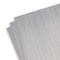 Premium Platine Brossé Métal Texture A4 Vinyle Autocollant Feuilles De Papier Jet D'encre Imprimable pour Ordinateur Caméra Mobile Téléphone PET