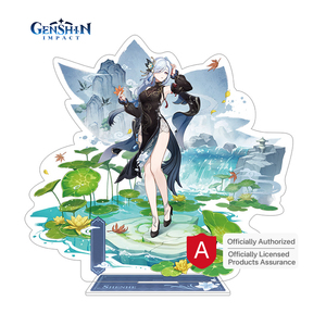 Genshin con licenza ufficiale impatto Teyvat serie Anime decorazione da scrivania acrilico Display Stand Genshin <span class=keywords><strong>Fischl</strong></span> acrilico Standee - Product Image 6