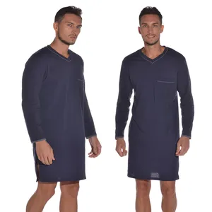 Custom Oem& Odm Night Dresses For Wan Cotton Nightgowns Men