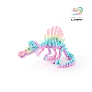 Figurine de dinosaure Spinosaurus imprimée en 3D, série exclusive transfrontalière, jouet amusant, cadeau, simulation de squelette - Product Image 6