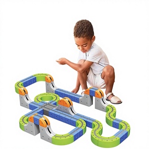 ของเล่นตัวต่อเมจิกแทร็คคิวบ์รถไฟความเร็วสูง ยอดขายอันดับหนึ่ง ของเล่นเสริมพัฒนาการเด็ก ของขวัญวันเกิดสำหรับเด็กชายและเด็กหญิง - Product Image 1