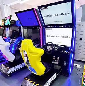 Máquina de carreras con emulador de arcade, simulador de conducción de doble pantalla, juego de carreras de coches en 3D, consola de videojuegos de carreras. - Product Image 3