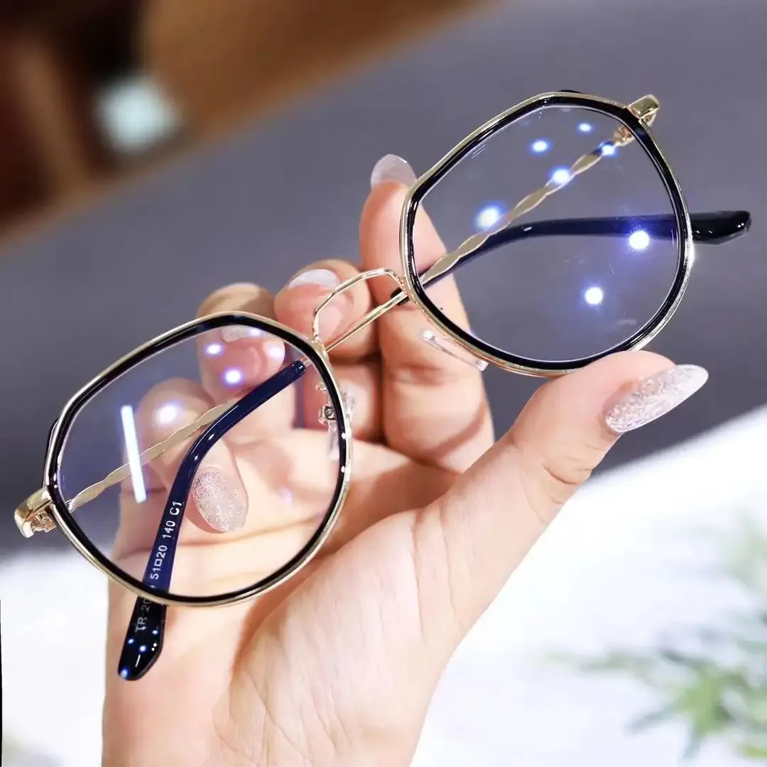 7708 2024 Wholesale Optical Eyeglasses Fashion Custom Brand Spectacle Frames Optical Glasses Unisex in Stock Style Eyewear