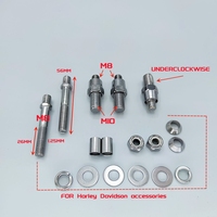 Rétroviseurs en aluminium chromé en forme de crâne, griffes de fantôme, accessoires de moto pour Davidson M8, rétroviseurs gauche et droit