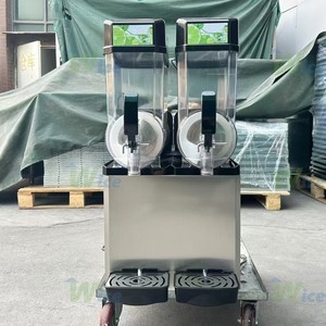 เครื่องทำน้ำแข็งปั่นยี่ห้อ WICE รุ่นความจุสูงแบบสองถัง 12 ลิตร + 12 ลิตร ระบบทำความเย็นประสิทธิภาพสูงสำหรับสมูทตี้และร้านค้า รับเครื่องทำน้ำแข็งปั่นได้เลย - Product Image 6